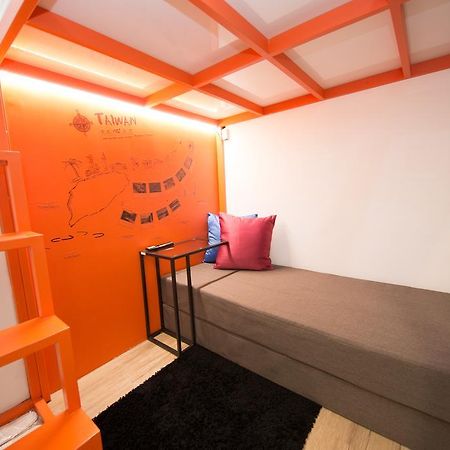 SleepBox Hostel Tajpej Buitenkant foto