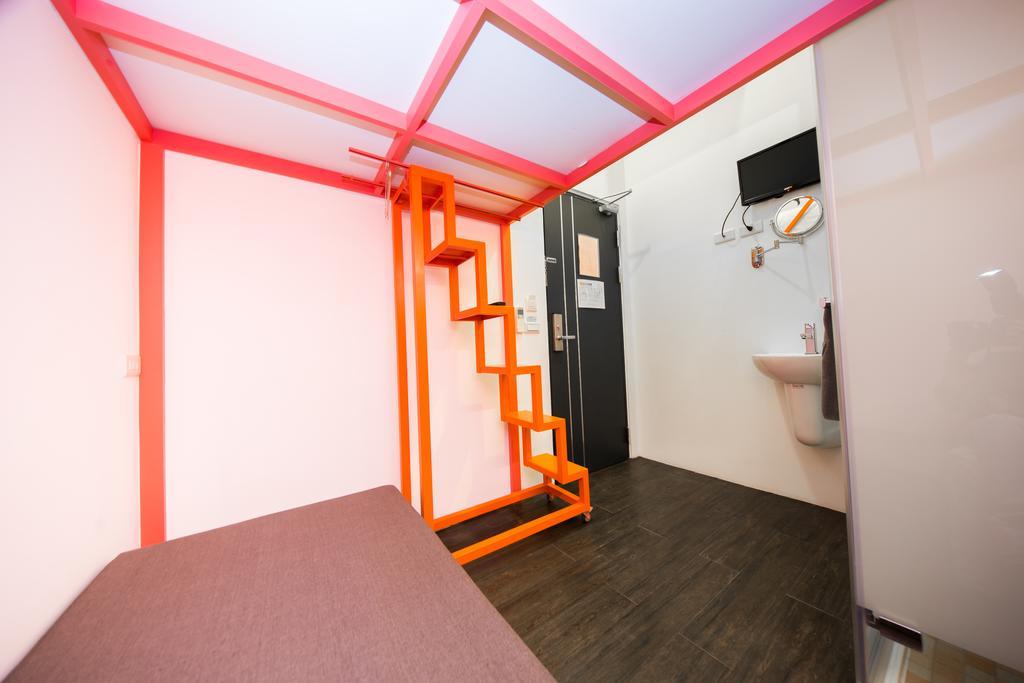SleepBox Hostel Tajpej Buitenkant foto