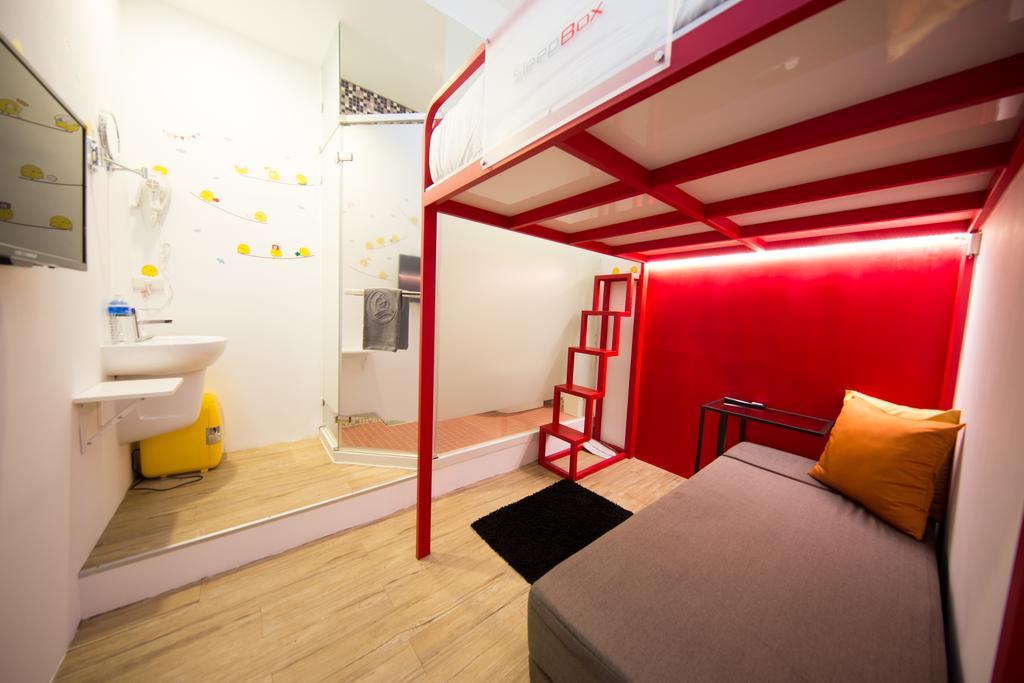 SleepBox Hostel Tajpej Buitenkant foto
